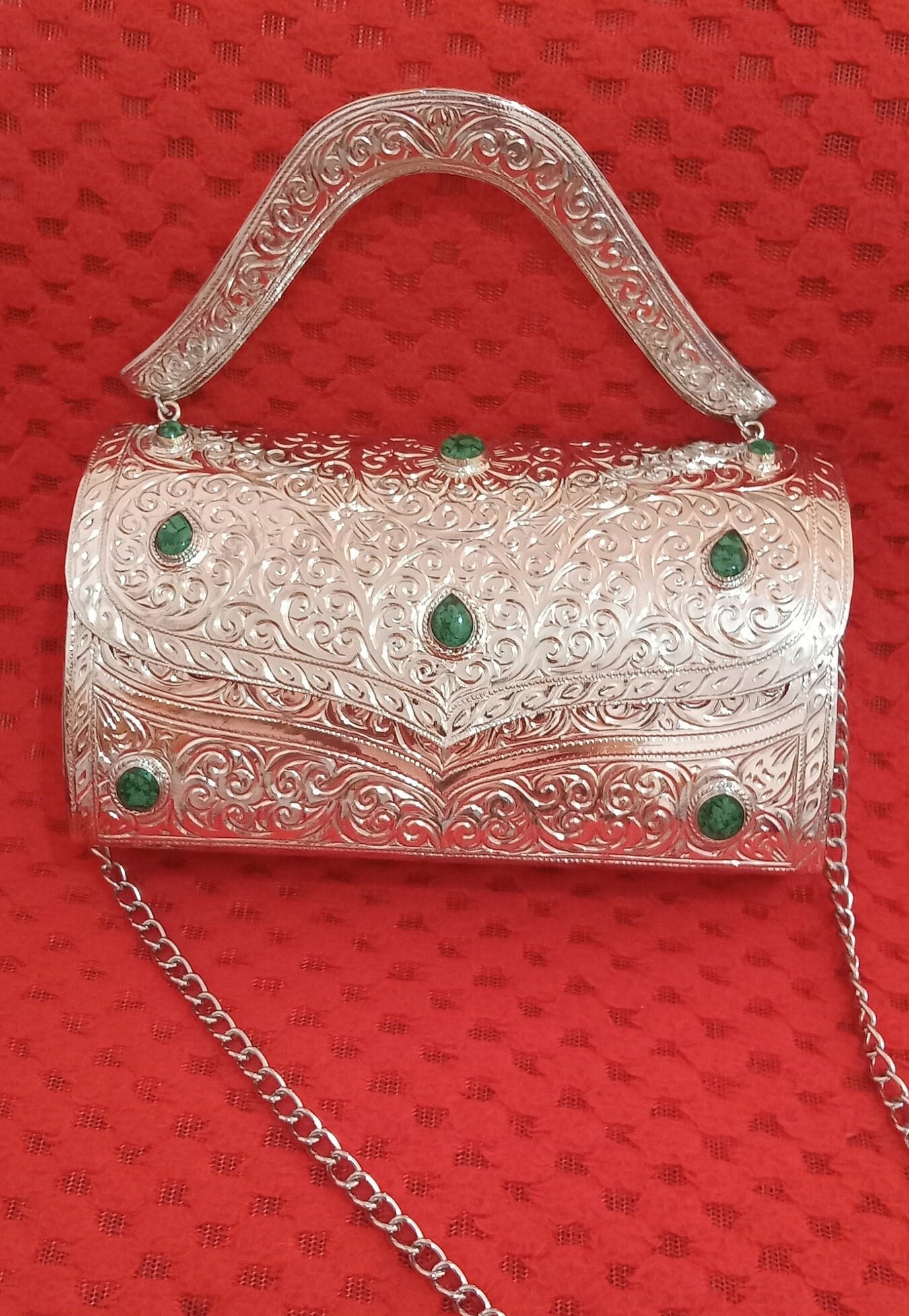 Buy quality Stylish Hallmark Silver Purse Accessory for Women in New Delhi