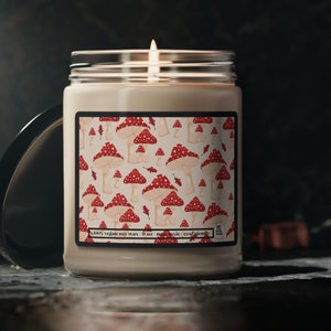 Mushroom Forest Candle – AnchevaDesigns