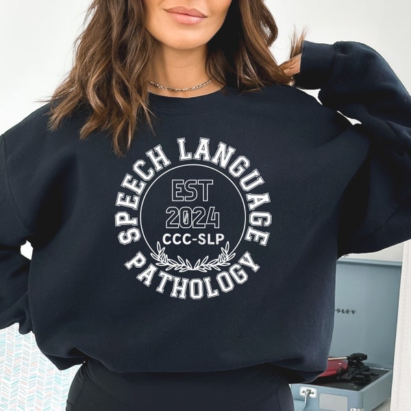 Educational SLP Gift, Educational SLP, Custom Slp Crewneck, Medical Slp, Acute Care SLP, Outpatient  School Based Speech Therapist, ccc-slp