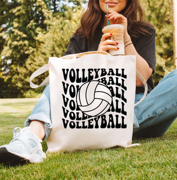 Volleyball Mom Volleyball Tote Bag Tote Bag Volleyball Volleyball Player Volleyball Gift Volleyball Present Girls Volleyball Bag Etsy