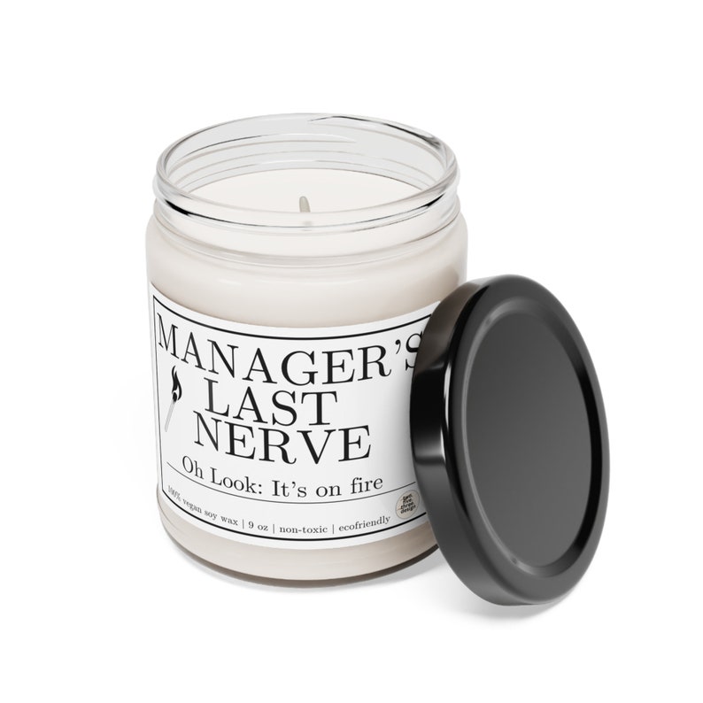 Gift for Manager, Managers Last Nerve Candle, Funny Candle, Gift for
