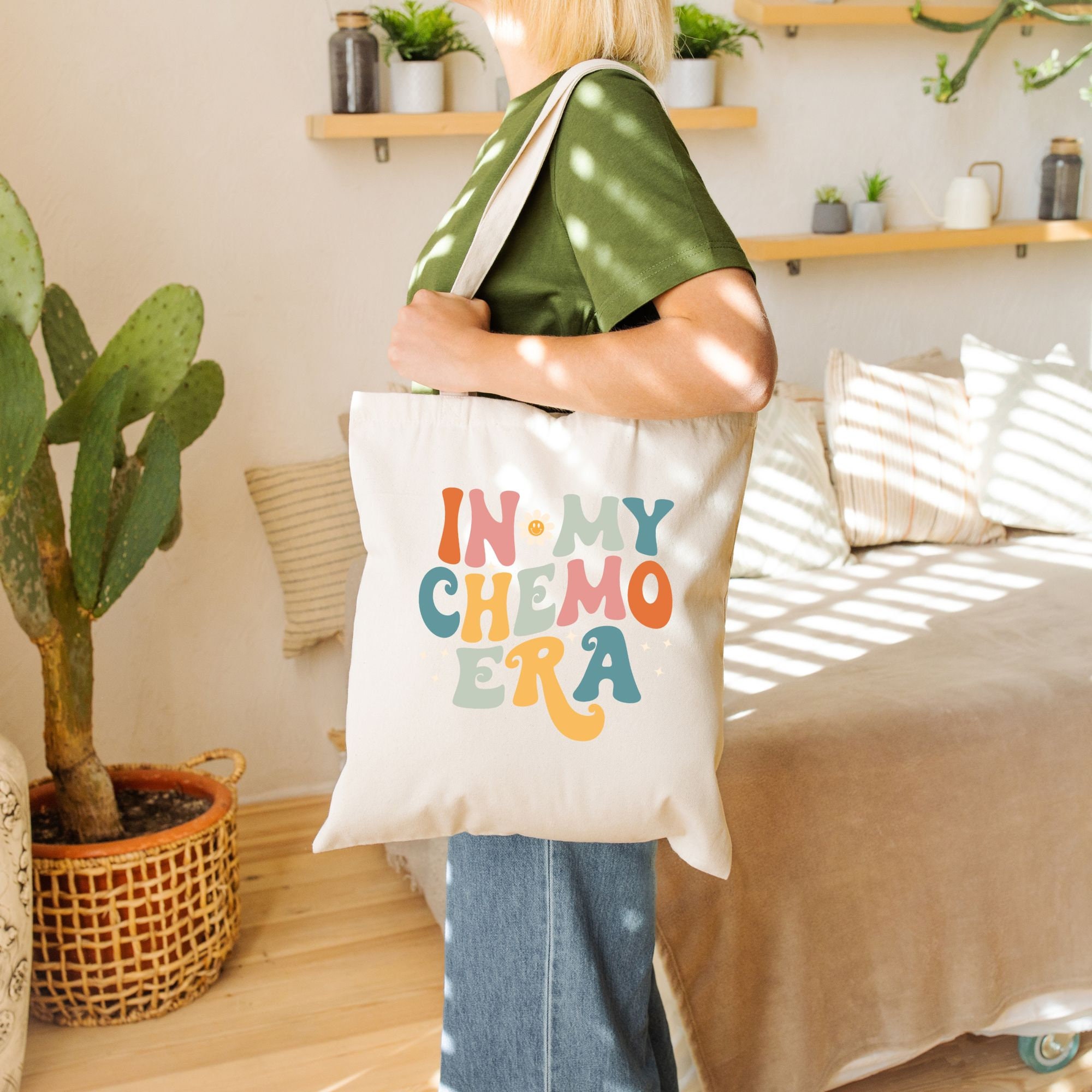 Chemotherapy Bag for Chemo Treatment Gift, Chemo Tote, Cancer Sucks