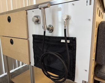 Sistema de ducha de acero inoxidable para vehículos recreativos y marinos