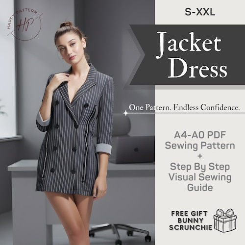 chinese dress ladies Double Breasted Jacket Sewing Pattern main image 1