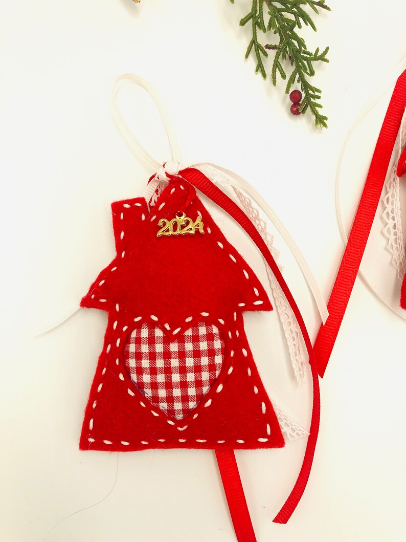 Lucky Charm 2024 Set of 2 New Home Ornament Holiday Decor Etsy