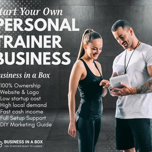 Start je eigen personal trainer/fitnesscoach Business+ Custom website, WordPress, branding, marketing inbegrepen