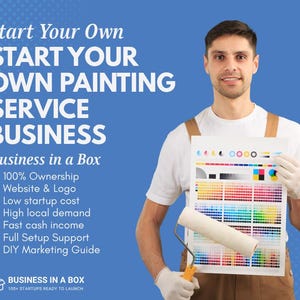 Start je eigen schilderservice + aangepaste website, WordPress, branding, marketing inbegrepen