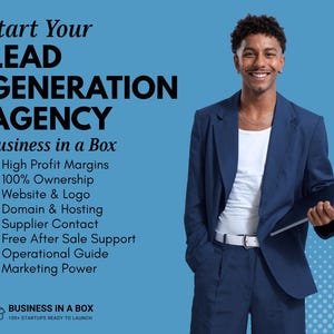 Start je eigen leadgeneratiebureau + aangepaste website, WordPress, branding, marketing inbegrepen