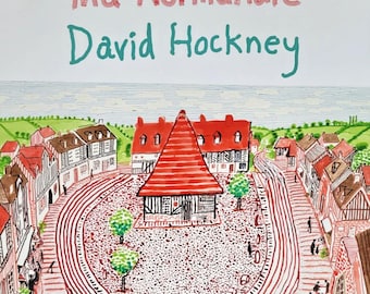 David Hockney - Originales Ausstellungsplakat - Lelong Galerie Paris - 2020