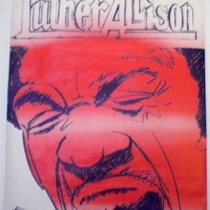Luther Allison – Club Especial - Póster original – París - 1981