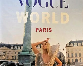 Gigi Hadid Vogue World Paris Poster: Rare Collectible Fashion Event