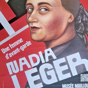 Nadia Leger - Original exhibition poster - Maillol Museum Paris - 2024