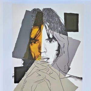Andy Warhol - Poster Original - Mick Jagger - Amsterdam - Moco