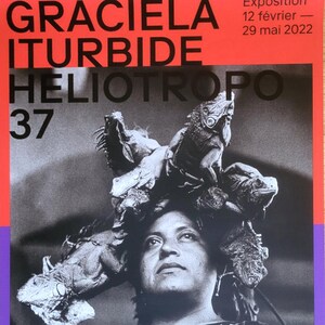 Graciela Iturbide - Cartel de exposición original - Fondation Cartier Paris - 2022