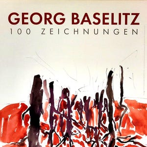 Georg Baselitz - Original exhibition poster - Albertina Museum Vienna - 2023