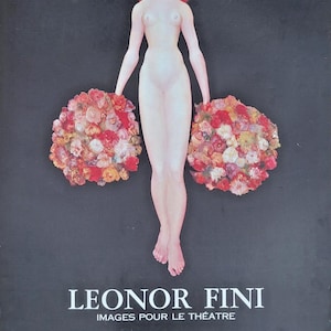 Leonor Fini - Cartel Original Exposición - Proscenium París - Raro - Años 70