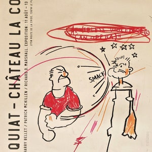 Jean-Michel Basquiat - Cartel original de la exposición - Una ópera - Francia - 60 x 39 cm - 2019