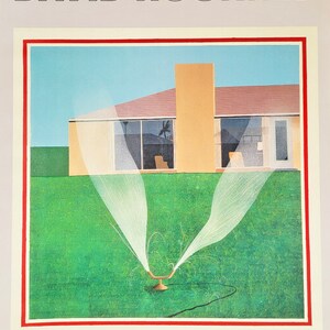 Hockney a Tokyo - manifesto originale della mostra dal Giappone - 28,6 pollici*20 pollici - molto raro - 2023