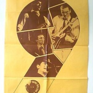 Nine below Zero - Original Poster–Live At The Marquee- Rare – Poster - 1980