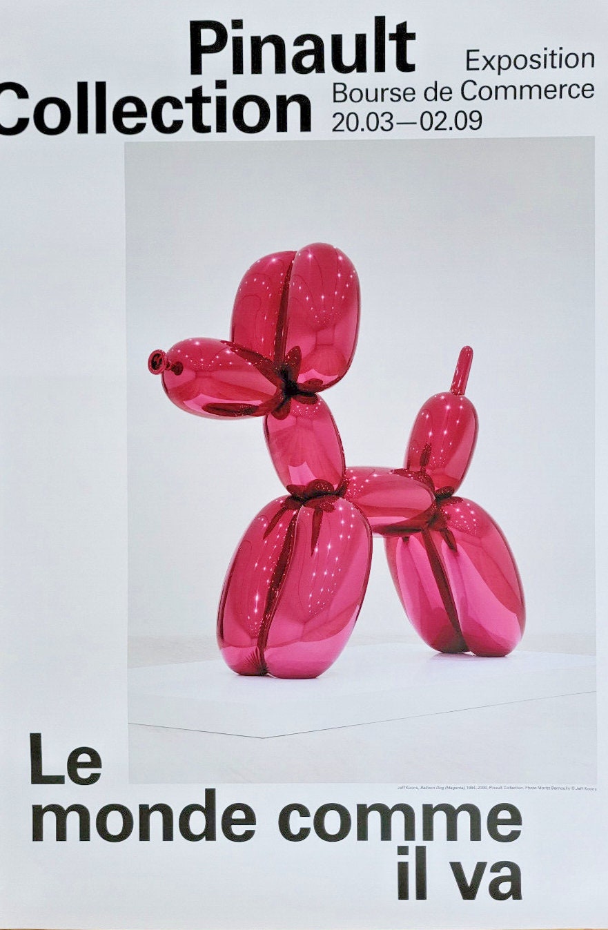 【deppy様】Jeff Koons ポスター Jeff Koons | Bear and Policeman, exhibition poster (1993