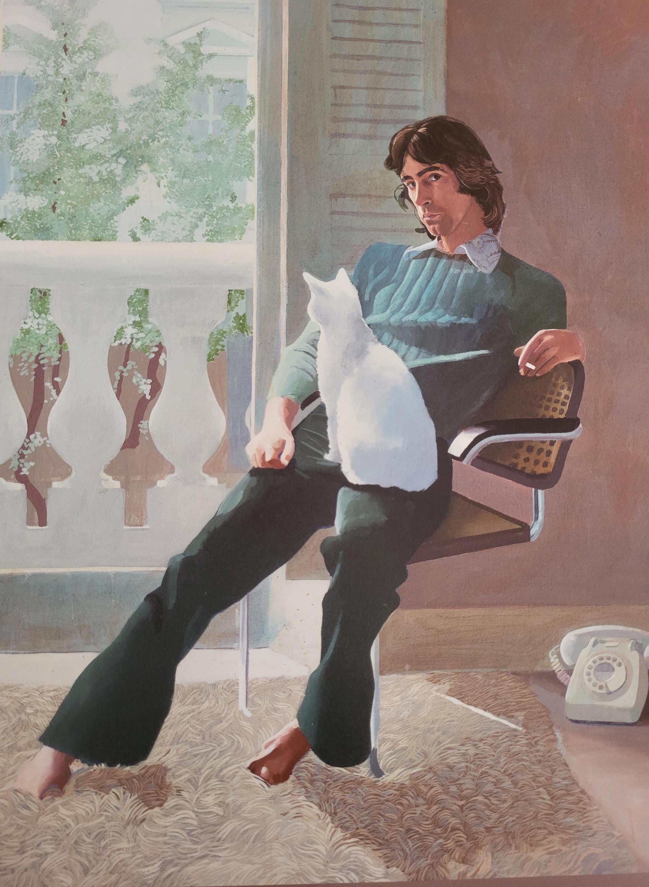 David Hockney 'mr and Mrs Clark and Percy' Tokyo Exhibition Poster