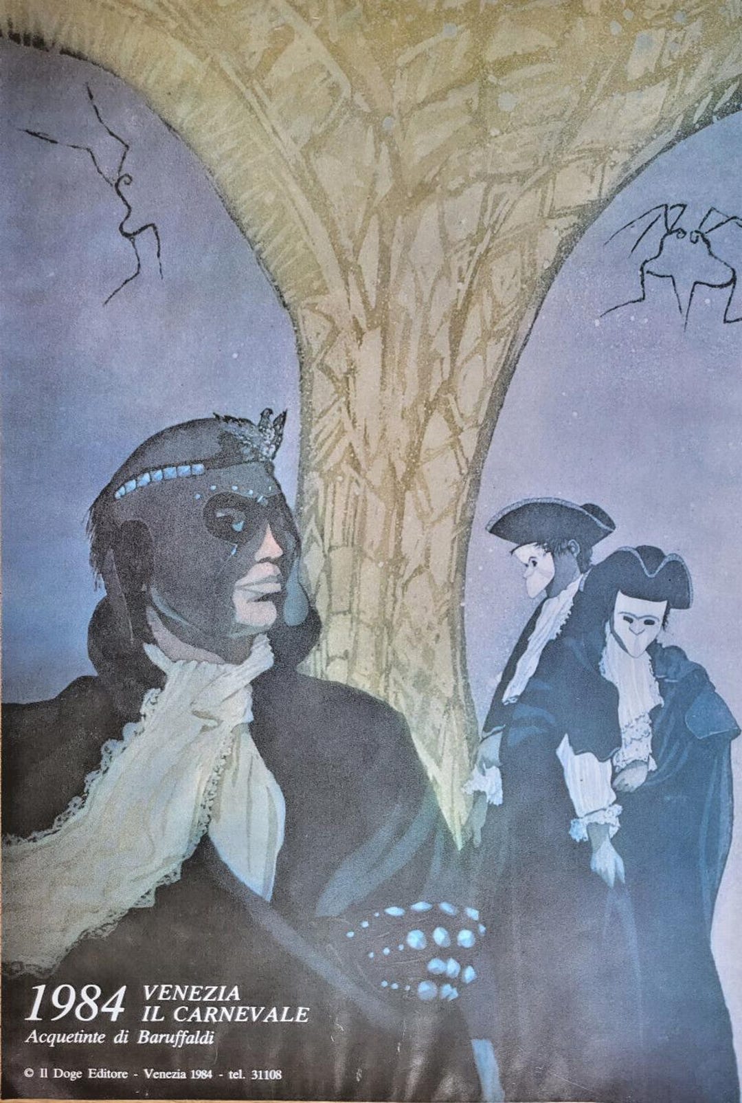 Venice Carnival - Venezia Carnevale - Original Exhibition Poster