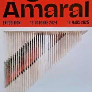 Olga De Amaral - Original Exhibition Poster - Fondation Cartier Paris - 2024