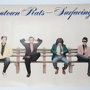 The Boomtown Rats - Original Promotional Poster - Very Rare – 1980