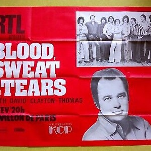 Sangre, sudor y lágrimas - Cartel original del concierto - 1977