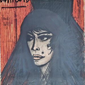 Bernard Buffet - Original lithography signed in the plate  - Carmen - 1981