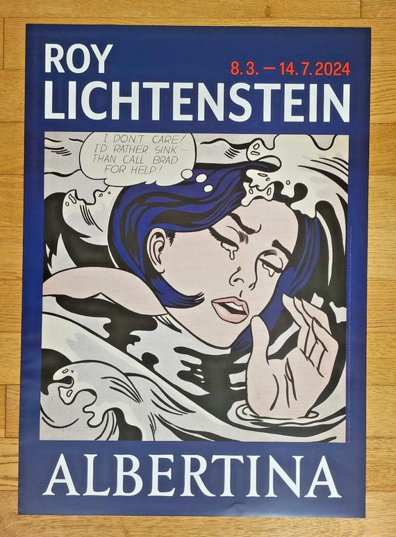 Roy Lichtenstein - Poster Original Exhibition - Museum