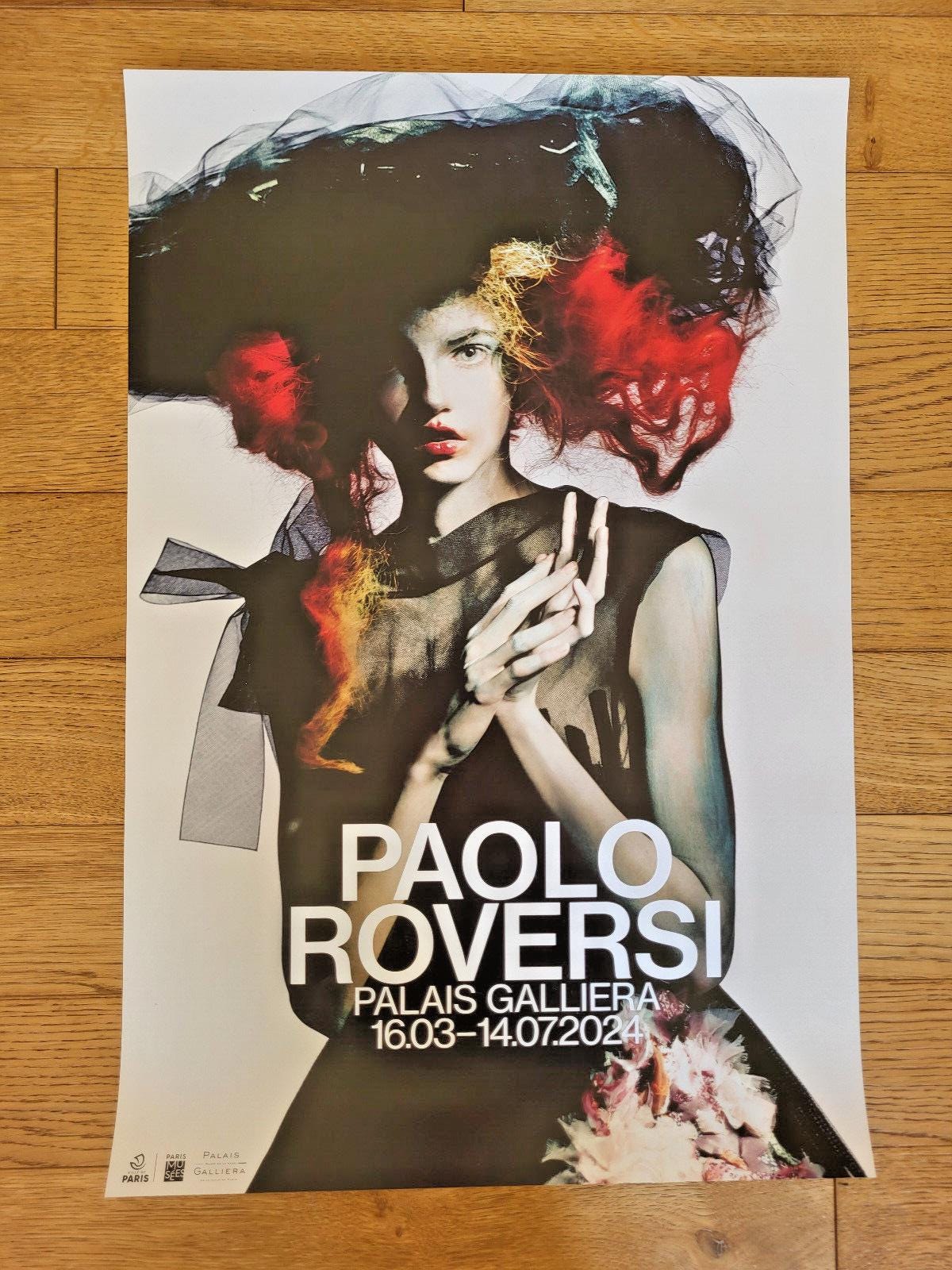 Paolo Roversi - Original Exhibition Poster - Palais Galliera Paris 