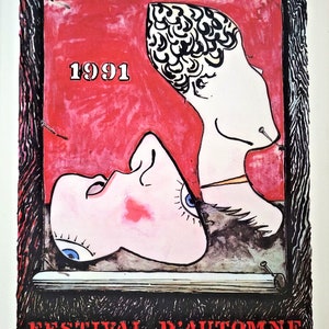 Jasper Johns - Poster Original - Festival Autumn Paris - Screen Printing - 1991