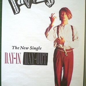 David Bowie –Original Promotional Poster - Day IN Day Out - 1987