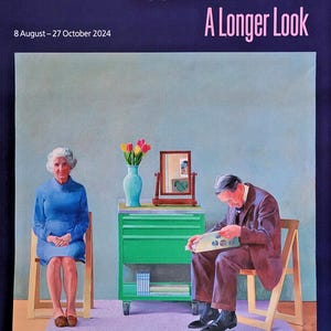 David Hockney - Original exhibition poster - National Gallery London - 2024