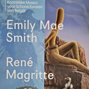 Rene Magritte - x Emily Mae Smith - Original exhibition poster - Brussels - rare - 2024
