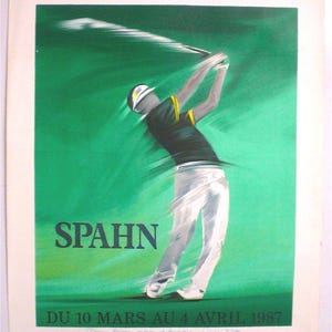 Victor Spahn - Original Exhibition Poster – Signed & Dedicated - Poster - 1987