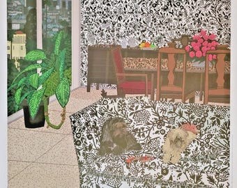 Jonas Wood – Original Exhibition Poster – Gagosian London 2023 - Etsy