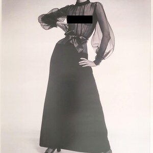 Yves Saint Laurent - Original exhibition poster - Transparences - Musée YSL Paris - 2024