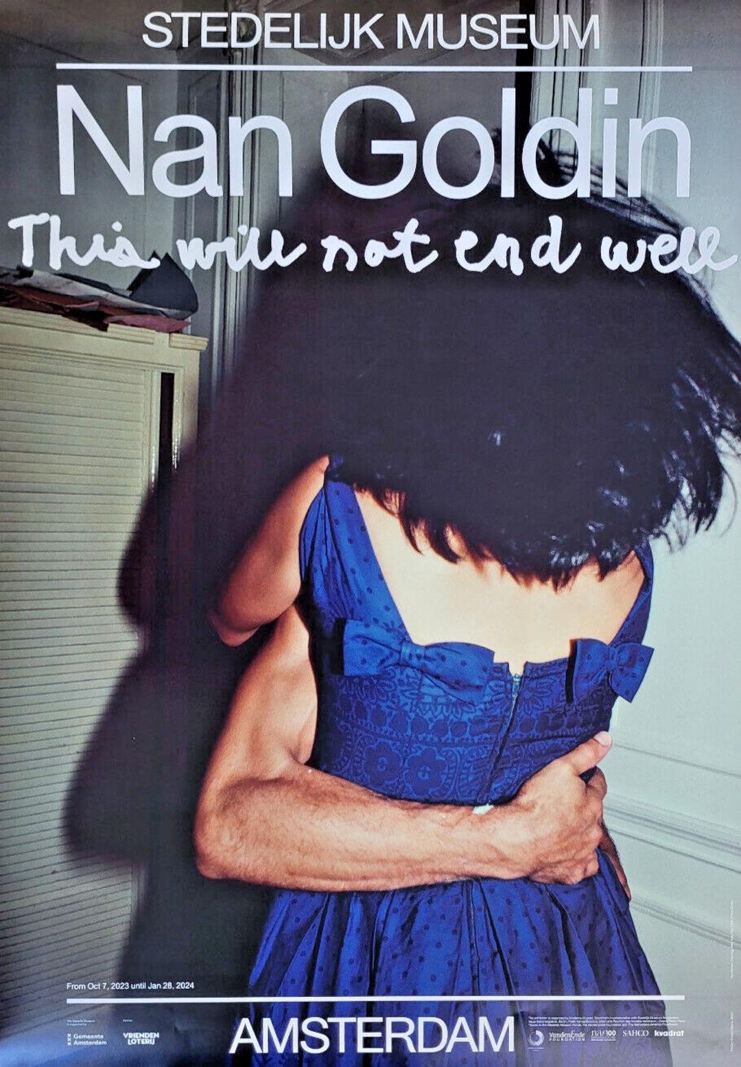 Nan Goldin Poster Original Exhibition Amsterdam Museum Stedelijk 2023