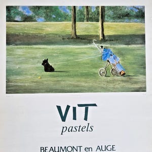 Antoine Vit - Poster Original Exhibition - Beaumont IN Cradle Brand - Normandy -