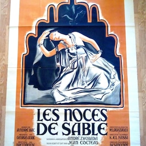 Les Noces de Sable – Andre Zwobada – Jean Cocteau– Original Poster – 1947