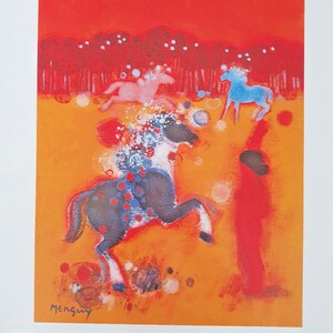 Frederic Menguy - Cartel original de la exposición - Galería Drouant, París - 1997