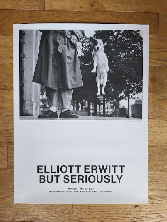 Elliott Erwitt - Original Exhibition Poster - Magnum Paris - 2024