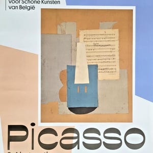 Pablo Picasso - Original exhibition poster - Musées Royaux Bruxelles - 2022