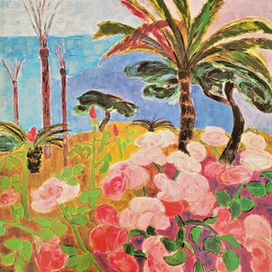 Georgette Tave - Poster Original Exhibition - Gallery Robin-Leadouze - 90'S
