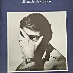 Yves Saint Laurent - Originales Ausstellungsplakat - 28 Jahre Schöpfung - Musée de la Mode - Paris - sehr selten - 1986