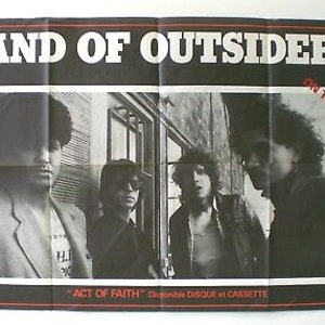 Band Of Outsiders – «De gira» - Póster original – Act of Faith - Póster - 1986