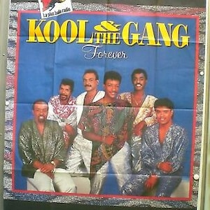 Kool & the Gang – «Forever» - Póster original 120 x 160 cm - Raro - Póster - 1986