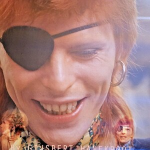 David Bowie - original exhibition poster - Stardust Gallery Paris - Hannekroot - 2016